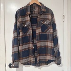 Men’s Brixton Bowery Flannel - Size Large EUC